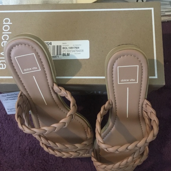 NWT Dolce Vita Iman “Cafe Stella”Women’s Sandals - Picture 12 of 14